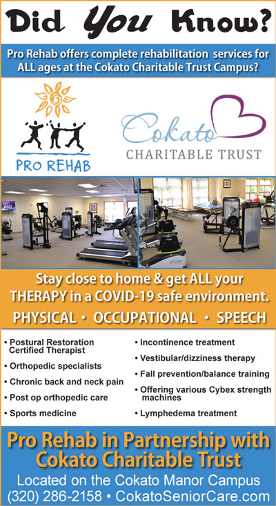 Rehabilitation Services – Cokato Charitable Trust