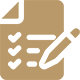 gold audit icon