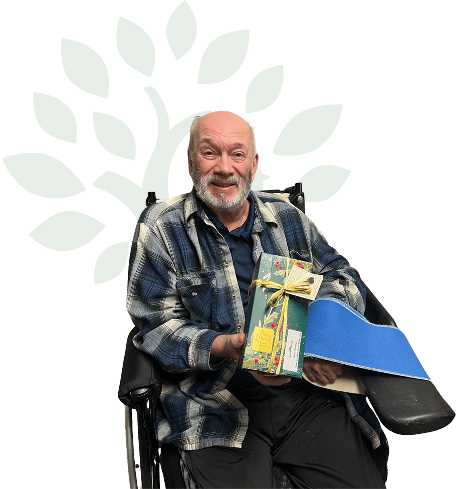 Elderly Man at Assisted Living Center in Cokato
