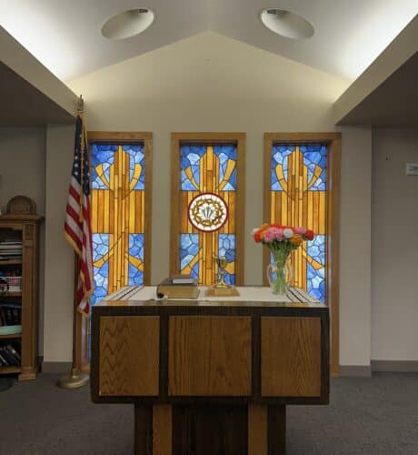 alter in chapel at Cokato Manor