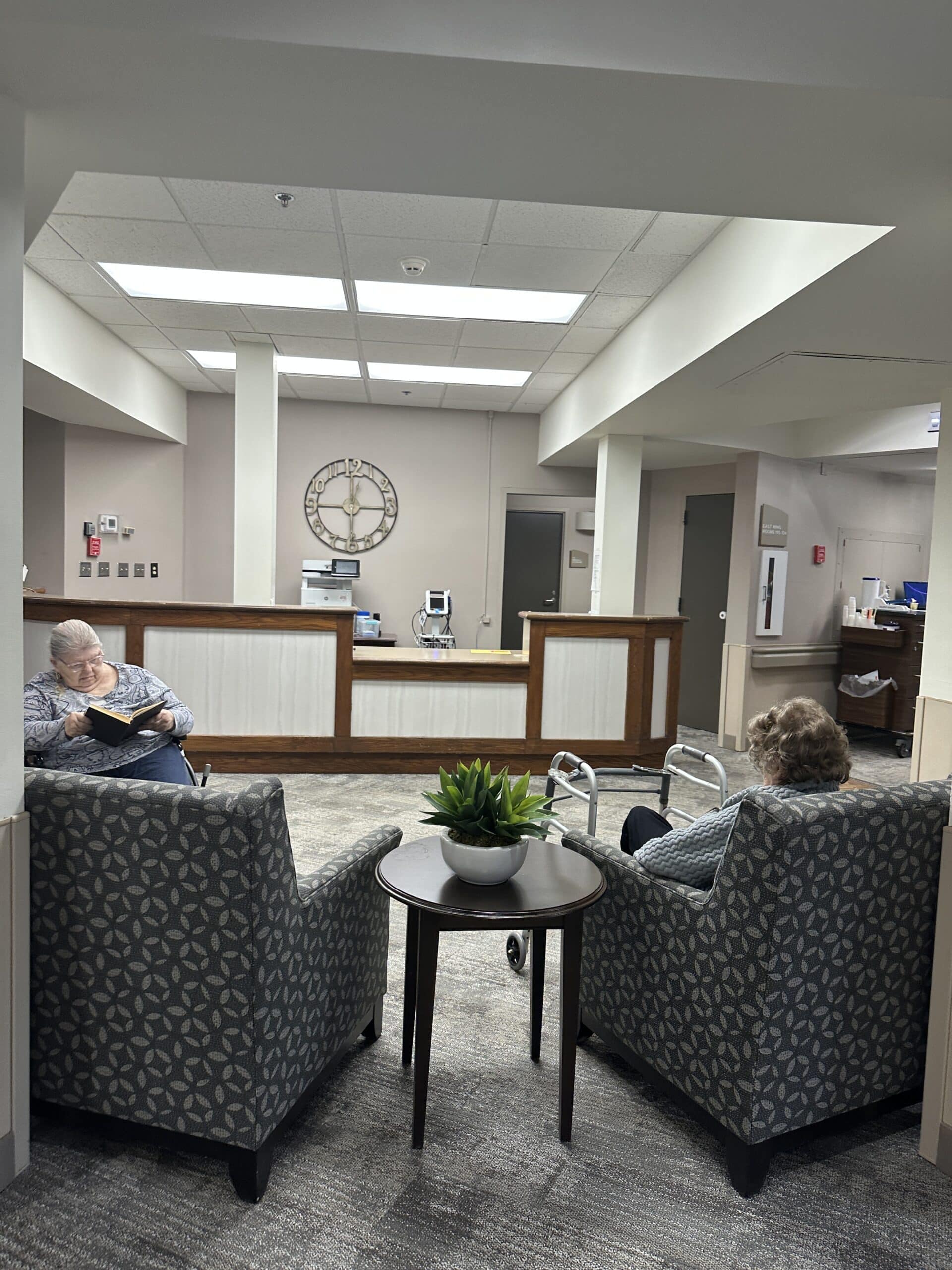 residents sitting in common area at Cokato Manor