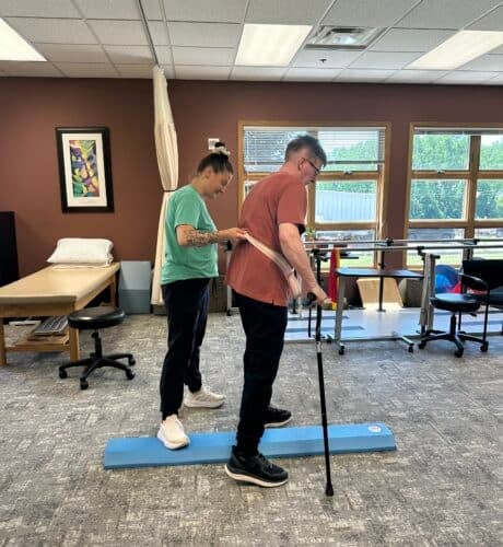 stepping at rehabilitation facility