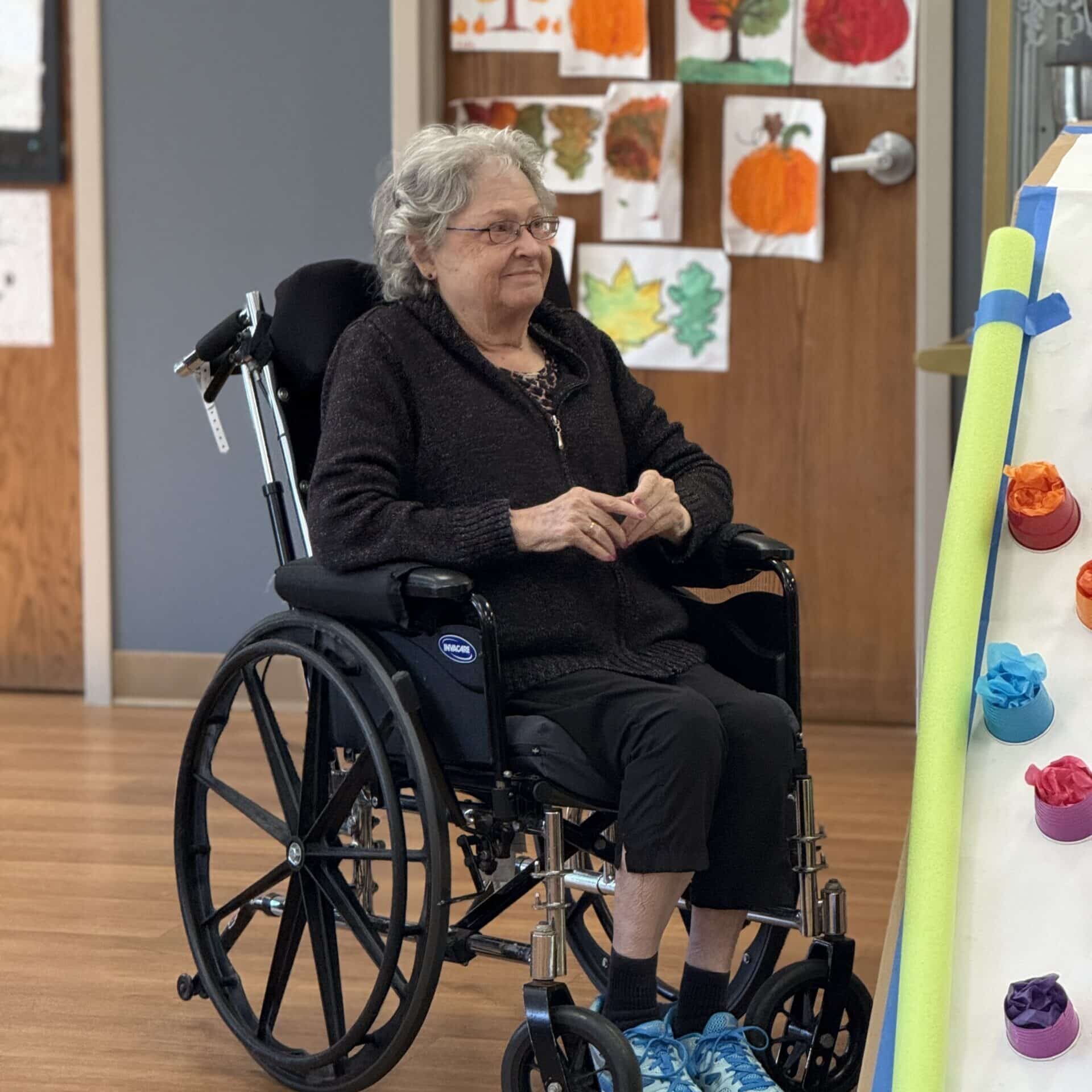 cokato manor elder women in activity room