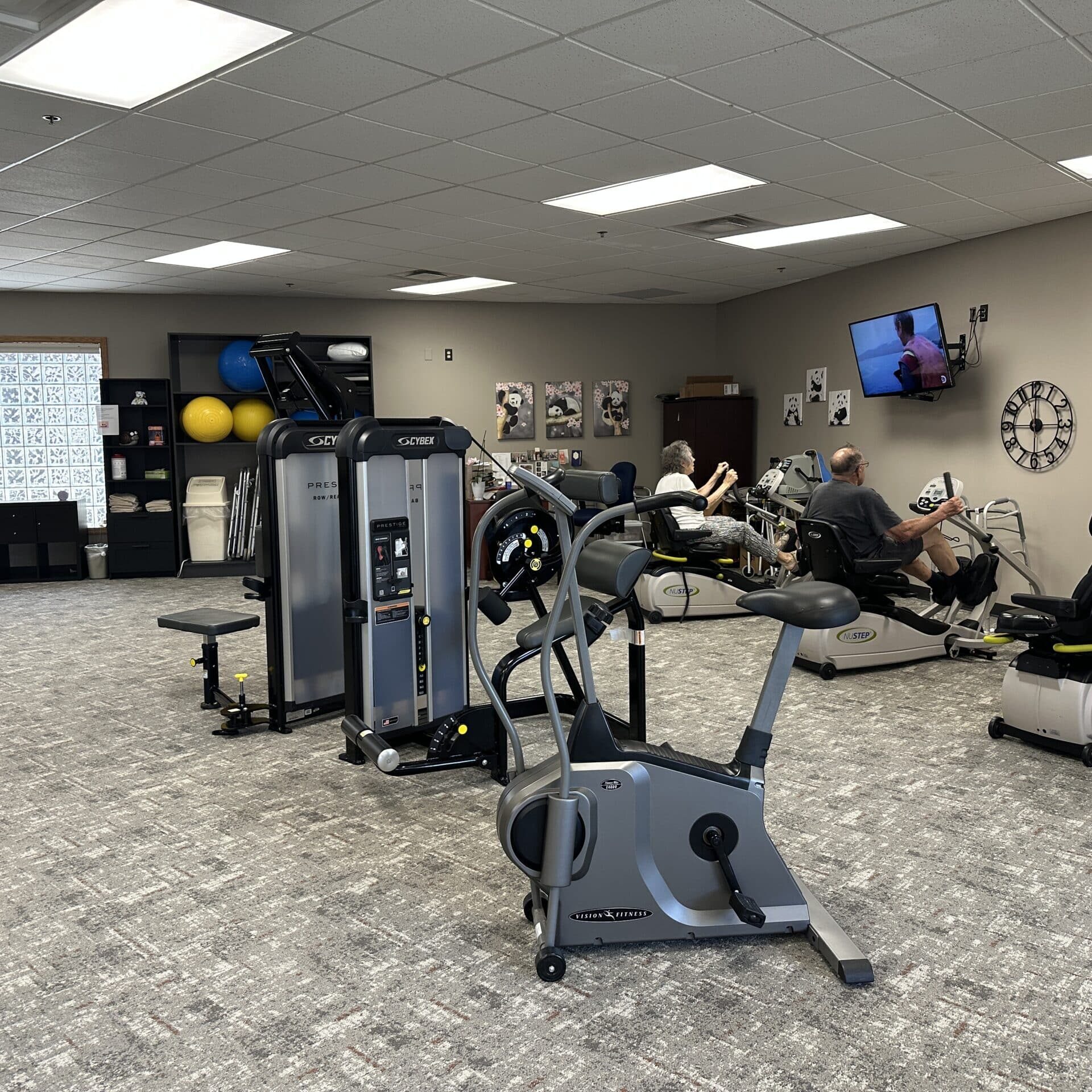 equipment at rehab facility