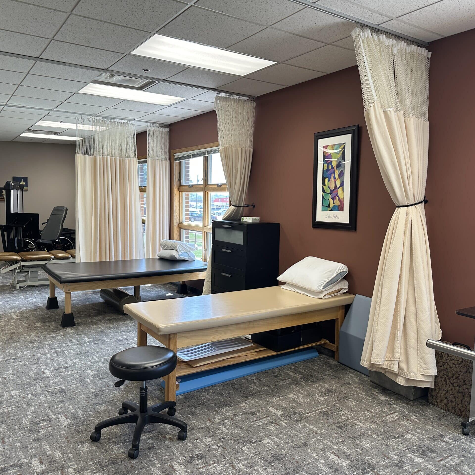 rehab tables at rehabilitation facility