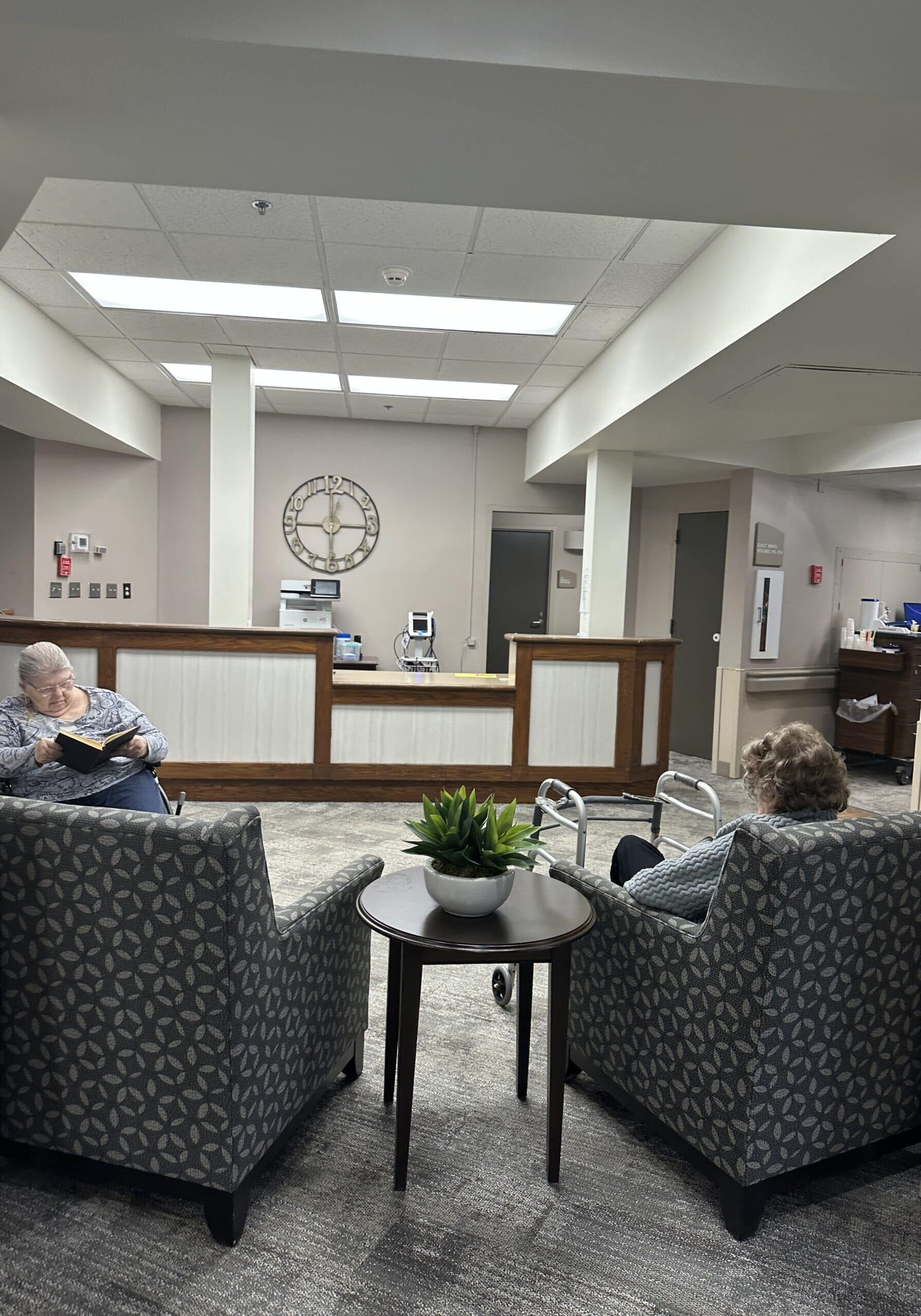 residents sitting in common area at Cokato Manor